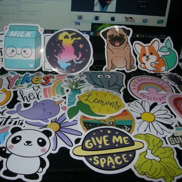 3/$15 - NEW (10 Count) VARIETY PACK OF VINYL STICKERS Waterproof Stickers 2-3 in - Picture 3 of 12